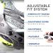 Korkers Ultra Runner Ice Cleat with 16 Replaceable Carbide Spikes - Winter Running Gear - Buy Online on SooperMarket.com