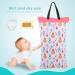 Hztyyier Hanging Wet Dry Cloth Diaper Bag 15.8x27.6inch - Large Capacity Reusable Diaper Pail Bag for Cloth Diapers or Laundry (#5) - Buy Online on SooperMarket.com