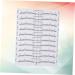 NOLITOY 100pcs Disposable Eyebrow Ruler Eyebrow Stencil Kit Disposable Gauge Eyebrow Trimming Caliper - Buy Online on SooperMarket.com