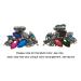 JCGY Set of 2 Small Metal Jaw Clips - Multi Color Off White Hair Claw Clips - Buy Online on SooperMarket.com