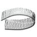 3 Pcs Unisex Black Metal Toothed Hair Band | Non-Slip Hair Hoop Comb Accessory - Buy Online on SooperMarket.com