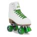 RollingBunny Roller Skates for Women Girls - Classic High-Top PU Leather Quad Roller Skates for Outdoor and Indoor, ABEC-7 Bearings, Ankle Support, Solid and Comfortable White US 6.5 (W6.5-W7)
