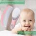 LNQ LUNIQI Baby Brush and Comb Set Soft Bristle Baby Brush Massage Scalp Brush for Newborn Cradle Cap Scalp Cleaning Care (Pink) - Buy Online on SooperMarket.com