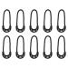 Zipper Pulls Cord 10Pcs/Bag EDC Black Small Lariat Rope For Outdoor Travel Clothing Backpack Accessories