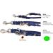 Buy Adjustable Dog Liner for Small & Large Dogs - 2m 2.40m 2.80m 3.50m 5m - Double Linen Navy Blue - Buy Online on SooperMarket.com