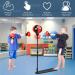 Costzon Punching Bag with Stand - Height Adjustable Reflex Bag with Boxing Gloves, Hand Pump - Freestanding Boxing Set for Adults, Teens, and Kids - Speed Training, Fitness, Stress Relief, Exercise - Buy Online on SooperMarket.com