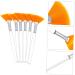 Baluue 12 Pcs Beauty Mask Brush Makeup Brushes Mask Applicator Brushes for Facials Fan Artificial Fiber 15x4cmx2pcs Yellowx2pcs - Buy Online on SooperMarket.com