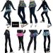 UniqGarb Polartec Thermal Ice Skating Skirtpants | Child M (8-10) | Black Polar Fleece - Buy Online on SooperMarket.com