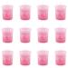 Pajoma fragrance votive candle 12 pieces of 55 g rose flowers |Marble votive candle burning time approx. 17 hours - height 5 cm 4 cm |Premium quality rose flowers 12