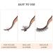 Stainless Steel Cluster Lash Tweezers Set - Rose Gold 2pcs DIY Eyelash Applicator Tool for Easy Application and Removal of False Lashes - Buy Online on SooperMarket.com