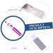 Housoutil Nose Hair Trimmer - Electric Facial Hair Remover | Battery-Powered Pen Shape Epilator for Smooth Skin | 1pc Rosy Design - Buy Online on SooperMarket.com