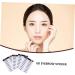 Baluue 4pcs Eyebrow Stickers False Eyebrows Dark Brown Hair Like Eyebrows Water Transfer Paper with Soy Ink - Buy Online on SooperMarket.com