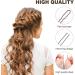 URAQT Hair Bun Shaped Set 35Pcs Invisible Hair Nets and 45Pcs Positioning U Shaped Hair Pins Elastic Edge Mesh Stretch Hair Bun Holder for Women Hair Styling Hair Bun Making A- Brown with Hairpin (80pcs) - Buy Online on SooperMarket.com