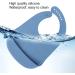 Elderly Silicone Bib Waterproof Elderly Bibs Prevent Food Falling Crumb Collector for Adults for Eating(blue) - Buy Online on SooperMarket.com