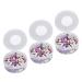 Nail Sanding Bands Dead Skin Removal Multiple Sizes Smoothing Nail Art Sanding Bands with Storage Box for Manicure (Colorful)