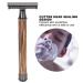 Ankroyu Men's Beard Trimmer - Portable Manual Razor with Bamboo Grip - Adjustable Beard & Body Shaving Tool - Buy Online on SooperMarket.com