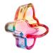 FOYTOKI Nail Art Brush Cup Glass Nail Dish Cup Nail Cups Nail Brush Dappen Dish Glass Nail Dish Bowl Acrylic Nail Tools Manicure Supplies Nail Brush Dappen Cup Glass Nail Dappen Cup 5.00X4.20X2.50CM Colorful