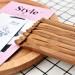 Wonderbooom Rosewood Yarn Bowl and 12 Bamboo Crochet Hooks Set - Handmade Wool Storage and Holder for Knitting - Perfect Mother's Day Gift - Buy Online on SooperMarket.com