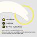 LASHVIEW 50 Pairs Natural Microfoam Under Eye Pads for Eyelash Extensions - Lint Free, Hypoallergenic, Stick Well, Fit Most Eye Shapes - Buy Online on SooperMarket.com