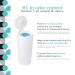 PurePail Classic Diaper Pail - White - Odor Control - Larger Capacity - Eco-Friendly - Cost Effective - Buy Online on SooperMarket.com