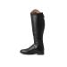 HORZE Rover Kids' Tall Field Boots, Starter Horse Riding Boots with Stretchy Easy-Fit Synthetic Leather and Rear Zipper Black 4 Big Kid