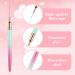 WLLHYF 5 Pieces Nail Art Liner Brush Painting Nail Art Brush Long Line Detail Fine Drawing Nail Point Drawing Tool Set 7mm/9mm/11mm/15mm/25mm (Pink Greenish) - Buy Online on SooperMarket.com