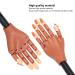 Flexible Nail Practice Hand with 200pcs Fake Nail Tips - Ideal for Beginners to Practice Nail Art & Skills - Type A - Buy Online on SooperMarket.com