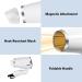 Travel Hair Dryer 1200W - Lightweight Folding Handle 3 Heat Settings Fast Drying Compact & Professional for Women - White - Buy Online on SooperMarket.com