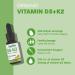 Certified Organic Vitamin D3 & K2 (MK7-Natto) - 490 Drops- Support Your Bones Immune System - Non-GMO - Gluten Free - Made in Canada (13.5 ml (Pack of 2)) - Buy Online on SooperMarket.com