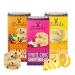 Stewart's - Signature Refreshing Collection Shortbread Gift (3x160g) - Traditionally Made Luxury Melt-In-Mouth Scottish Lemon Curd Chocolate Orange & Raspberry White Chocolate Biscuits Ideal Treat 3 x 150g Lemon Curd Chocolate Orange and Raspberry and Whi