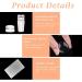 3-Piece Nail Art Stamper Kit - Clear Silicone Nail Stamp Set for French Manicure & Designs - Buy Online on SooperMarket.com
