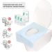 Disposable Toilet Seat Covers 30Pcs - Waterproof & Individually Wrapped - Large Portable Potty Training Covers for Kids - Ideal for Road Trips & Public Restrooms - Sky Blue - Buy Online on SooperMarket.com