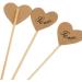 harayaa 50Pcs Rustic Kraft Paper Cupcake Topper Heart Cupcake Picks Sweet Love Theme Birthday Cake Decoration for Party Love - Buy Online on SooperMarket.com