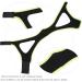Special Triangular Design Chin Strap for Snoring Prevention - Black Fluorescent Green Edge - Buy Online on SooperMarket.com
