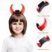 FOMIYES Halloween Headband: Devil Horns Headband: LED Devil Horns Headwear - Red Glowing Devil Horns Devil Costume for Halloween Party Cosplay One Size - Buy Online on SooperMarket.com