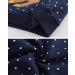 Little Hand Baby Girls Christmas Sweatshirt | Xmas Jumper | Long Sleeve Cotton Pullover | Toddler Tees for Age 1-8 Years | 3-4 Years | Reindeer/Navy Blue - Buy Online on SooperMarket.com