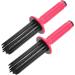Hair Curling Roll Comb 2pcs Hair Curler Hair Curling Roll Comb Anti Slip Curling Wand Hairstyling ToolsHair Straightening Irons Curling for Hair Salon Home - Buy Online on SooperMarket.com