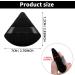 WLLHYF Triangle Powder Puff Set - 6 Piece Soft Velour Makeup Sponges for Mineral Powder, Loose Powder, Wet Dry Foundation - Beauty Tool for Body and Face - Black - Buy Online on SooperMarket.com