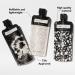 Kitsch Refillable Travel Bottles Set | Leak-Proof & TSA-Approved Toiletry Containers | 3oz Reusable Shampoo Bottles | Black & Ivory (3-Pack) - Buy Online on SooperMarket.com