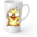 White Ceramic Kids Chicken Mug - Large 483 ml Perfect for Hot Chocolate or Milk Fun and Easy to Use - Buy Online on SooperMarket.com