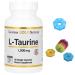 L-Taurine Compatible With California Gold Nutrition 1 000 mg 60 Veggie Capsules + Bonus Pill Organizer Weekly Pill Organizer Mini