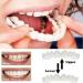 6-Piece Snap-In Veneers & Fake Teeth - Comfort Fit Flex Dentures for a Beautiful Smile - Buy Online on SooperMarket.com
