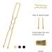Shakeel 30pcs Invisible Hair Nets for Buns with 20pcs U Shape Hair Pins - Mesh Ballet Bun Nets for Women and Girls - Gold Hair Nets for Dancer and Caterers - Buy Online on SooperMarket.com