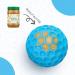 Nobleza Indestructible Dog Ball - 8cm Natural Rubber Squeaky Interactive Toy for Dogs | Robust & Durable - Buy Online on SooperMarket.com