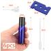 Roll on Glass Bottles for Essential Oil Pack of 6 Blue Roll On Oil Bottle Empty 10 ml Rollon Bottles for Oils with Stainless Steel Roller Ball Essential Oils Roll On for Essential Oils Lotions  - Buy Online on SooperMarket.com