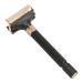 Double Edge Razor Handle Reusable Metal Safety Handle for Men and Women Black