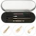 Stainless Steel Ear Cleaner Set - 4 Pcs Spiral Ear Picks for Earwax Removal - Assorted Colors - 12x0.5cm - 3 Sets - Buy Online on SooperMarket.com