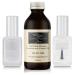 karma organic Unscented Nail Polish Remover  Non-Toxic Nail Treatment Vegan Cruelty-Free) (Unscented) (Unscented +Top/Triple Bas)
