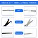 Facial Hair Grooming Scissors for Men & Women - Rounded & Curved Eyebrow Trimming Tool for Nose, Beard, Mustache, Eyelashes & Ear Hair - Buy Online on SooperMarket.com