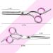 Professional 10 Pcs Barber Kit Hair Cutting Scissors Set | Hairdressing & Thinning Scissor Set for Women - Pink - Buy Online on SooperMarket.com